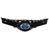 Toyota Yaris front bumper upper grill 2014-2016 Hatchback Genuine 53101-0D650