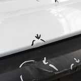 Porsche Taycan rear bumper 2019-2023 Genuine 9J0807421A