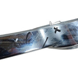 Fiat 500 Lounge front bumper chrome grill trim 2016-2021 hatch Genuine 735525816